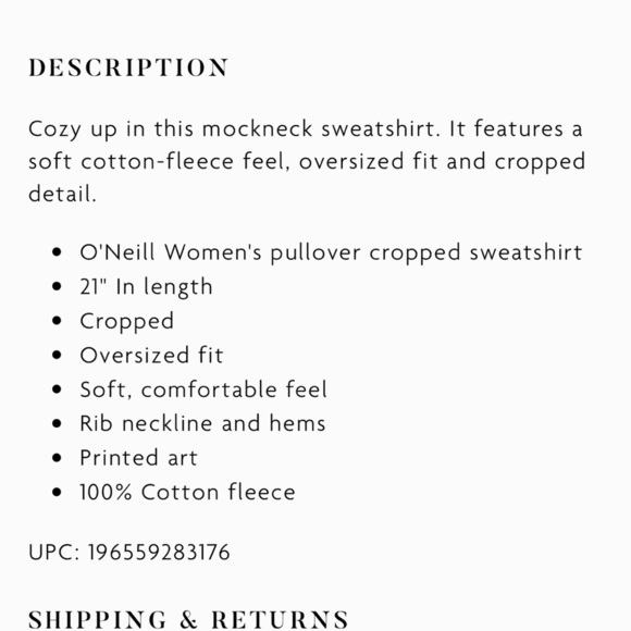 O'Neill Like New Fleece Crew Neck Sweatshirt in Turquoise Skull Print Size M - Picture 8 of 8